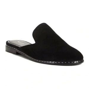 rag & bone | Black Suede Savoy Mule